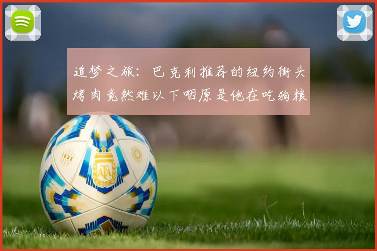 追梦之旅：巴克利推荐的纽约街头烤肉竟然难以下咽原是他在吃狗粮